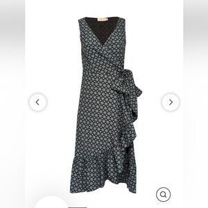 NWT Tory Birch Elegant Black Medallion Logo Patterned Dress size 6